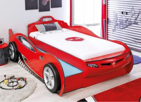 CARBED Кровать-машина Coupe с выдвижной кроватью Red 20.03.1306.00 в Дзержинске - dzerzhinsk.katalogmebeli.com | фото 1