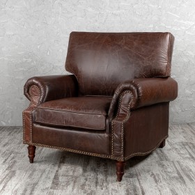 Кресло кожаное Лофт Аристократ (ширина 1100 мм) в Дзержинске - dzerzhinsk.katalogmebeli.com | фото