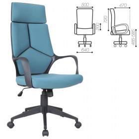 Кресло офисное BRABIX Prime EX-515 (голубая ткань) в Дзержинске - dzerzhinsk.katalogmebeli.com | фото