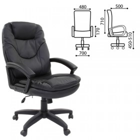 Кресло офисное BRABIX Trend EX-568 (черный) в Дзержинске - dzerzhinsk.katalogmebeli.com | фото