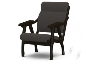 Кресло Вега-10 (венге лак/ULTRA GRAFIT) в Дзержинске - dzerzhinsk.katalogmebeli.com | фото