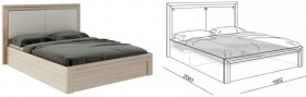 Кровать 1,6 Глэдис (М32) с подъемным механизмом Распродажа в Дзержинске - dzerzhinsk.katalogmebeli.com | фото 2