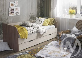 Кровать детская Балли 2-х уровневая (шимо темный/шимо светлый) в Дзержинске - dzerzhinsk.katalogmebeli.com | фото