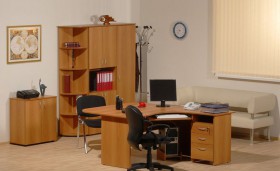 Мебель для персонала Рубин 42 Светлый миланский орех в Дзержинске - dzerzhinsk.katalogmebeli.com | фото 2