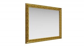 Зеркало навесное "Айрум"/(дуб кальяри / профиль: золото с орнаментом) в Дзержинске - dzerzhinsk.katalogmebeli.com | фото